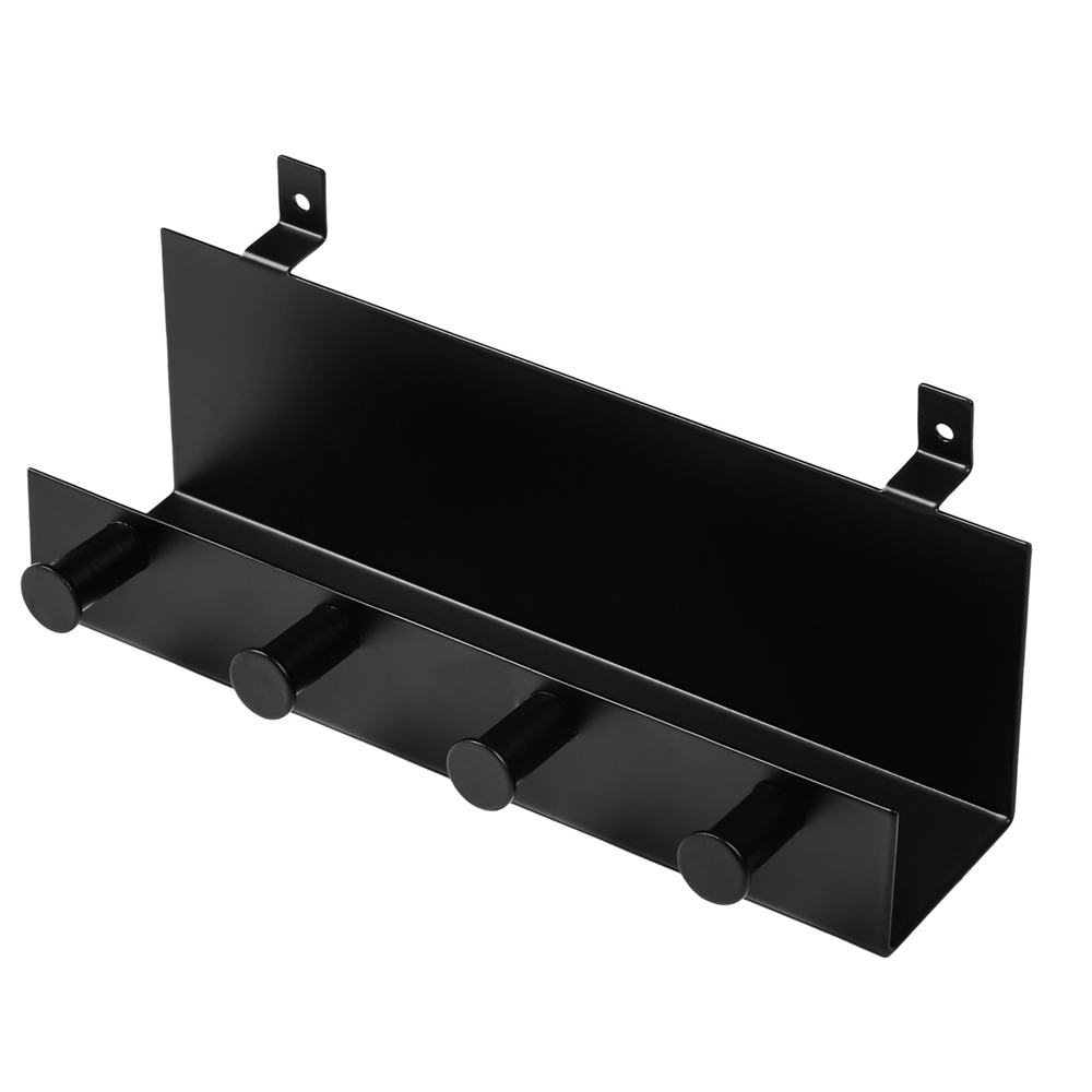 Black shelf w/4 knobs