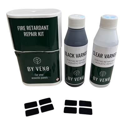 Lacquer Repair Kit for Fire-Retardant Acoustic Panels 2x100 ml