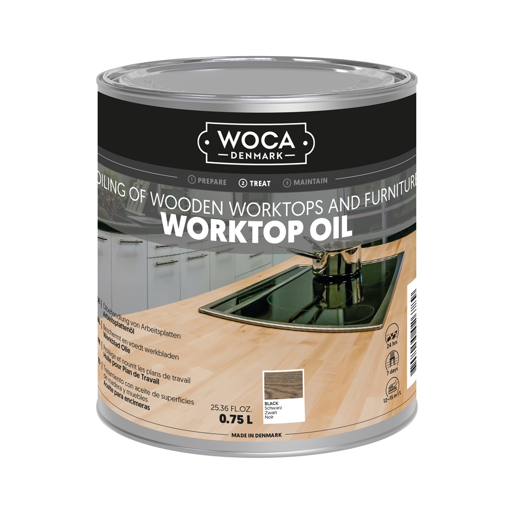 Black Oil for kitchen countertops 0.75 l