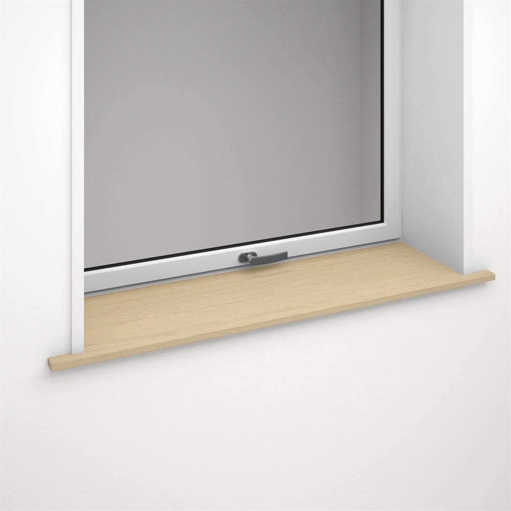 Milk Oak lacquered SHINNOKI - Veneered MDF Window Sill