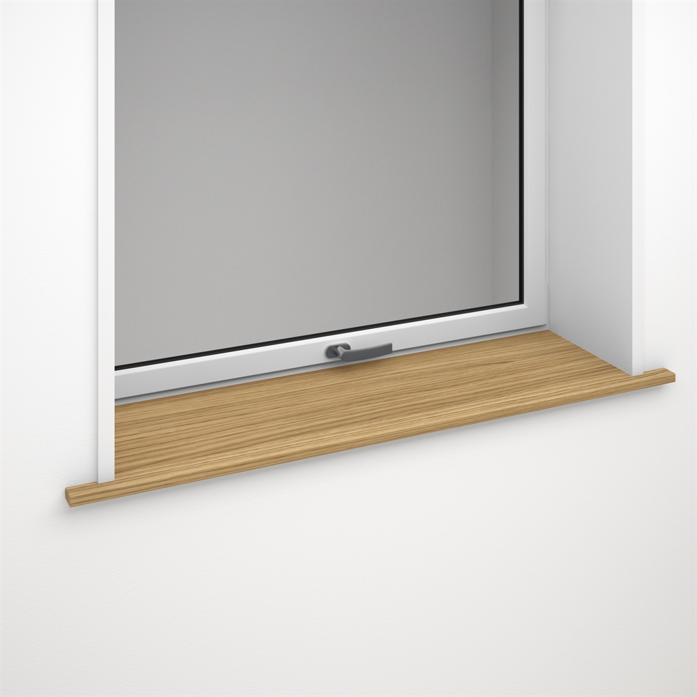 Natural Oak lacquered SHINNOKI - Veneered MDF Window Sill